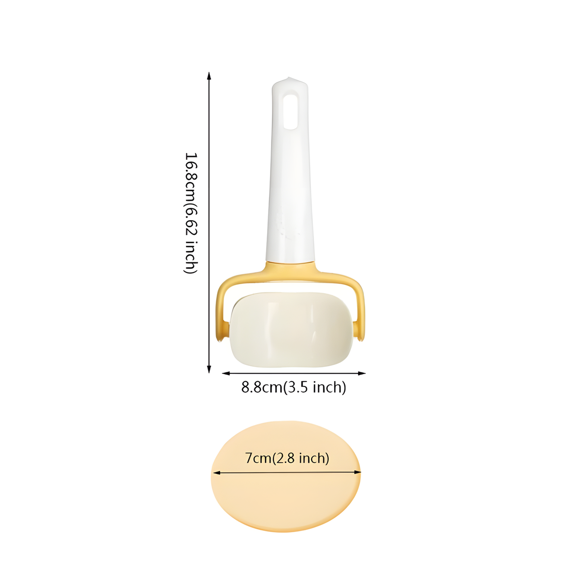 Three-Piece Pastry Cutter and Roller Set