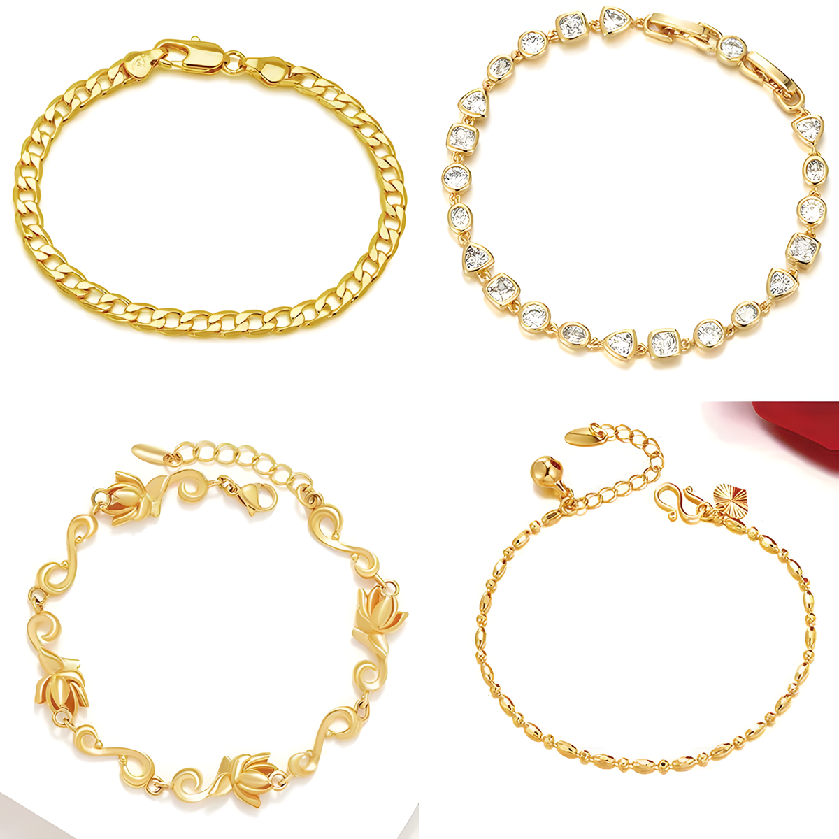 Beaded Open Cuff Bracelet