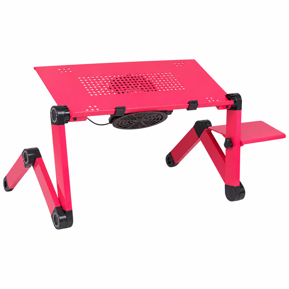 Adjustable Laptop Desk with Cooling Fan