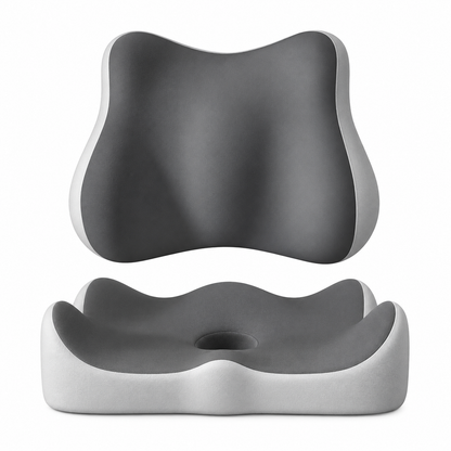 Memory Foam Seat and Back Cushion Set