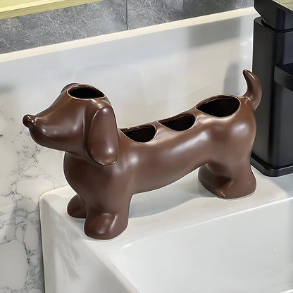 Dachshund Toothbrush Holder