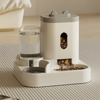Gravity Pet Feeding and Water Station