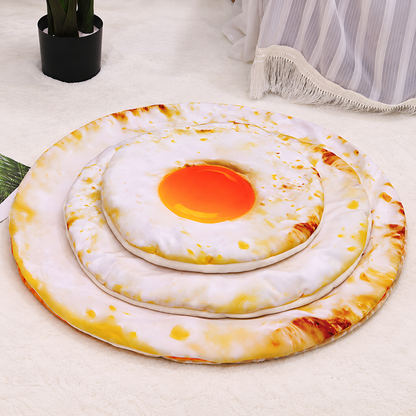 Food-Shaped Plush Pet Mat