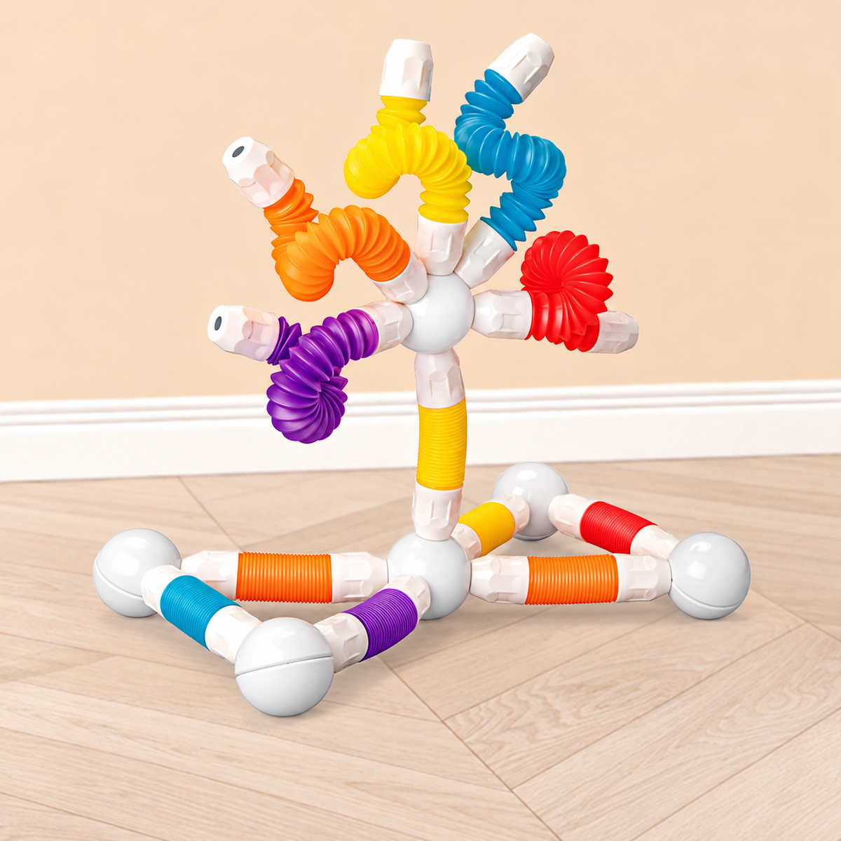 Flexible Magnetic Building Sticks