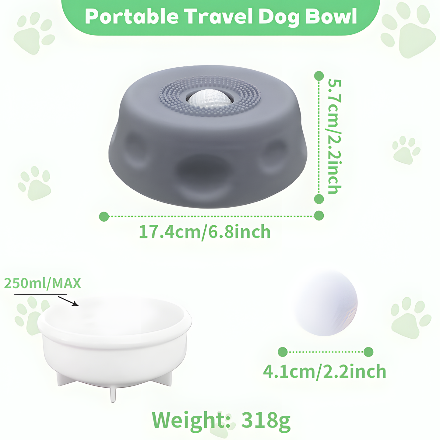 Slow Feeder Pet Bowl
