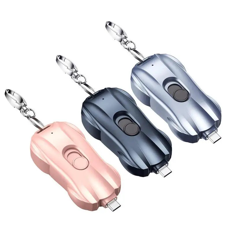 Nyckelringsbärbar nödtelefonladdare Powerbank
