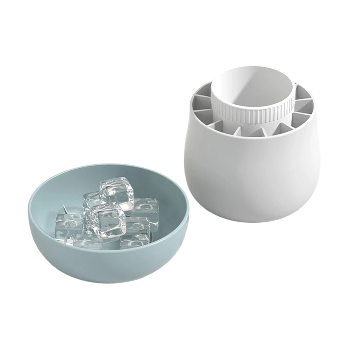 Mushroom Ice Cube Mold and Serving Bowl