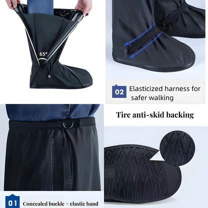 High-Tube Waterproof Shoe Covers