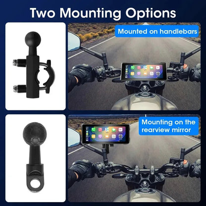 Motorcykeldisplay 7 tum