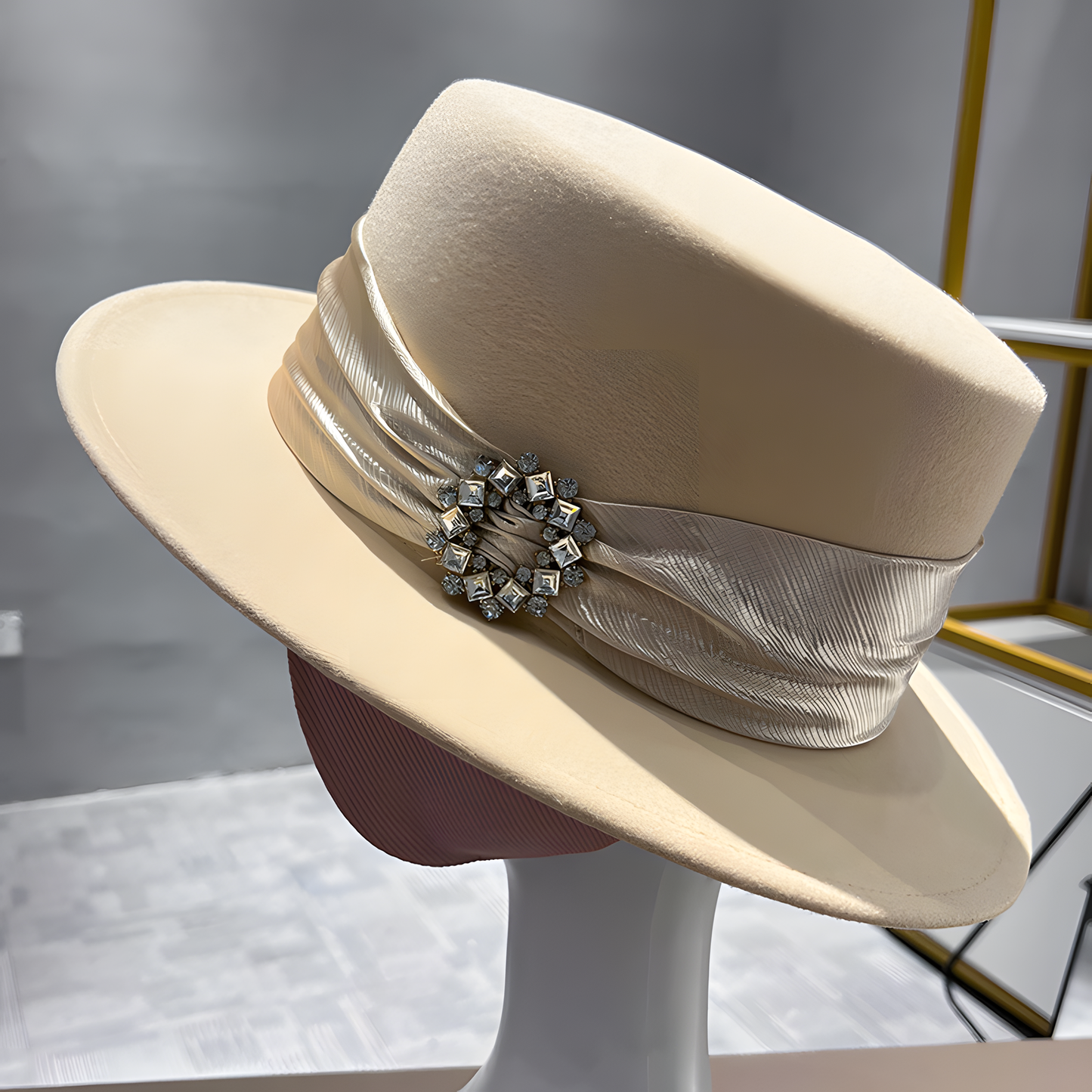 Wool Flat-Top Hat