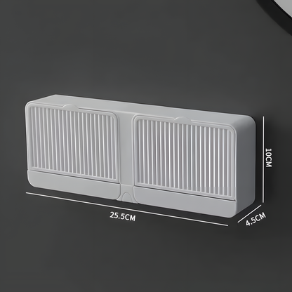 Flip-Cover Wall Soap Holder