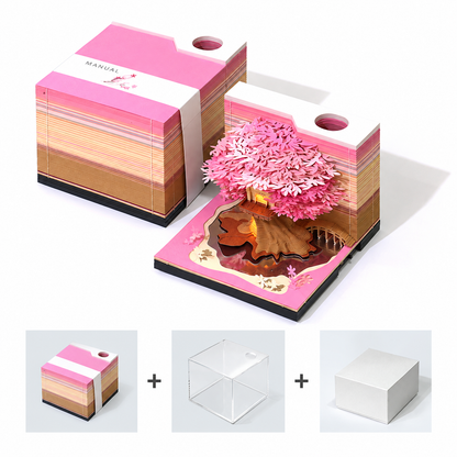 Treehouse Paper Sculpture Memo Pad