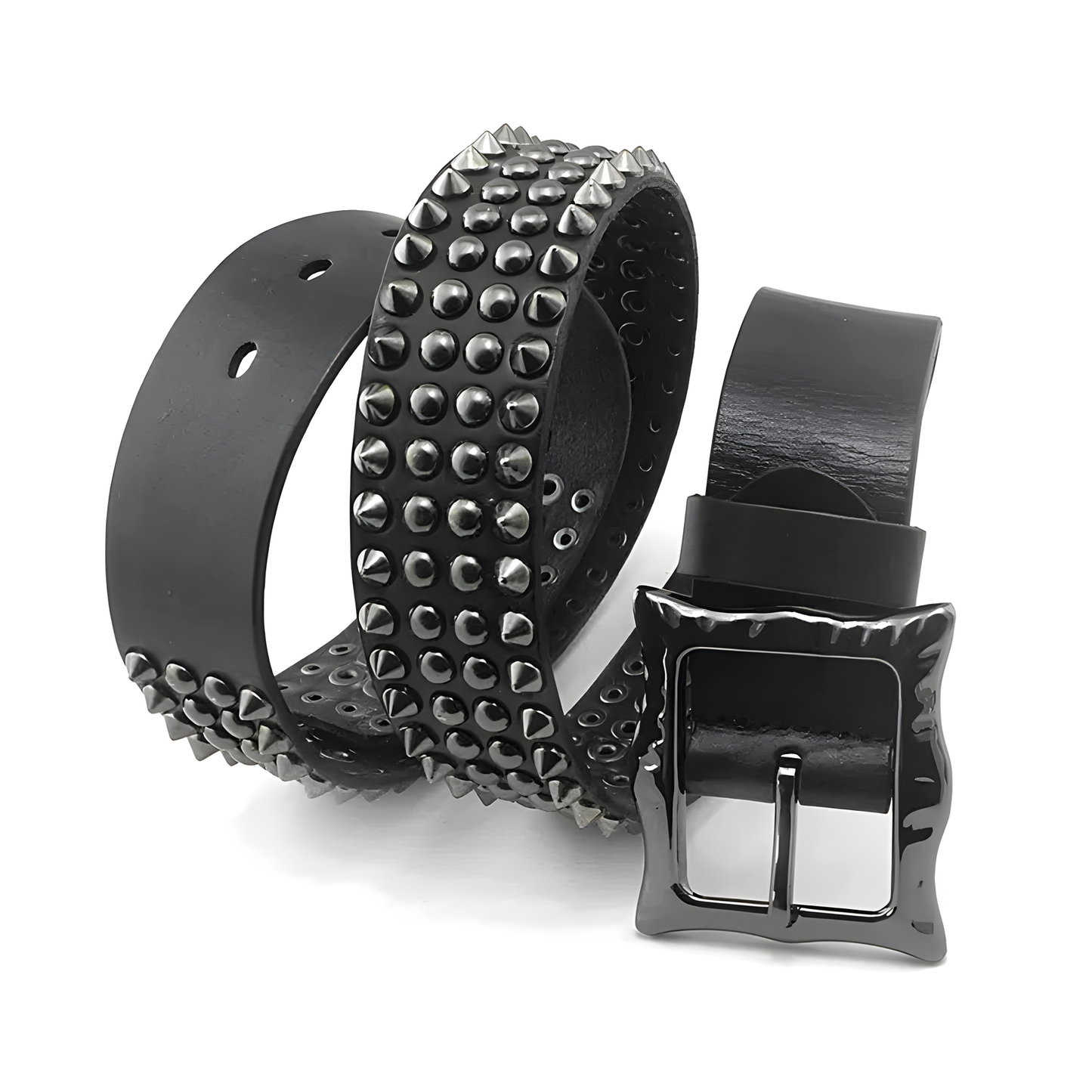 Studded Leather Belt