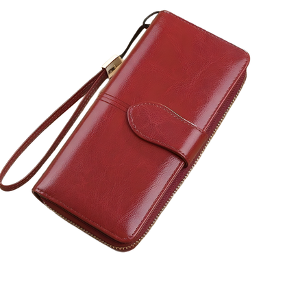 Long Wallet with Wrist Strap