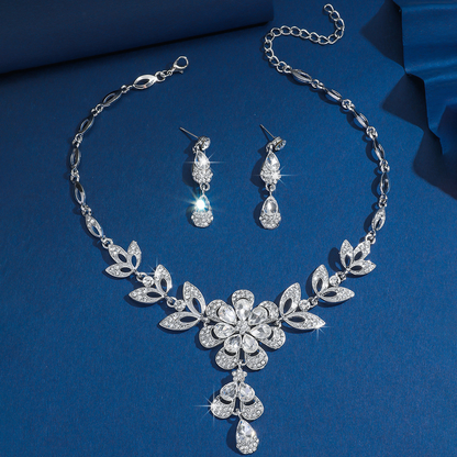 Vintage Floral Jewelry Set