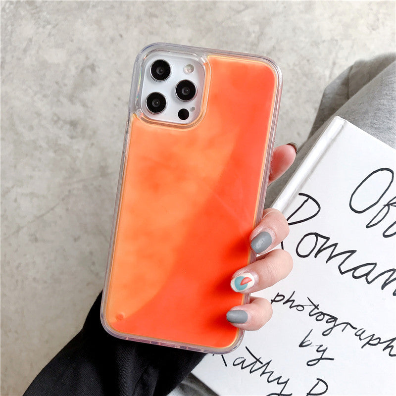 Lysande kvicksandsfodral för mobilen