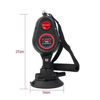 Fitness Resistance Drag Down Rope Trainer med sugkraft