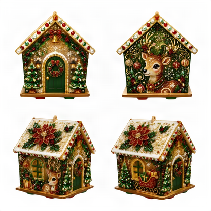 Diamond Painting Wooden House Kit