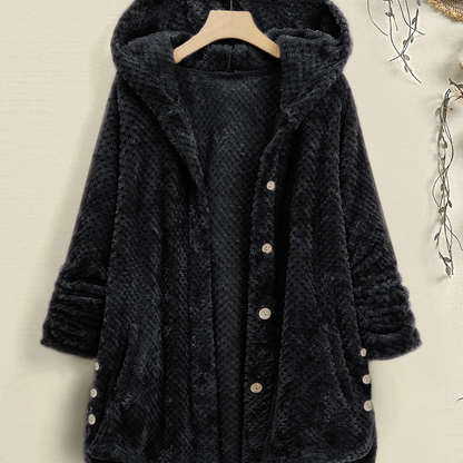 Hooded Fleece Cardigan