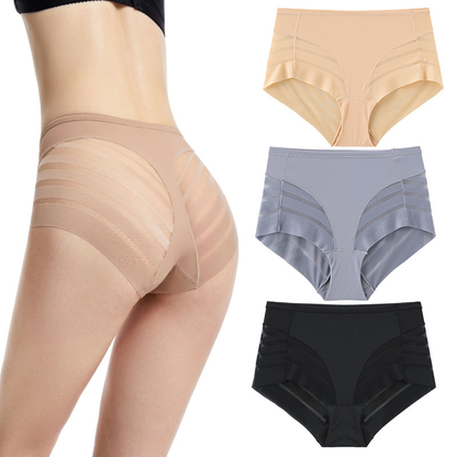 Tummy-Control Mesh Briefs