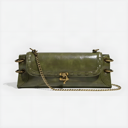 Lock Clasp Crossbody Bag
