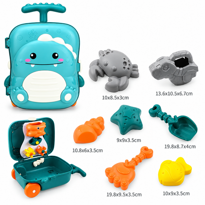 Dinosaur Suitcase Beach Toy Set