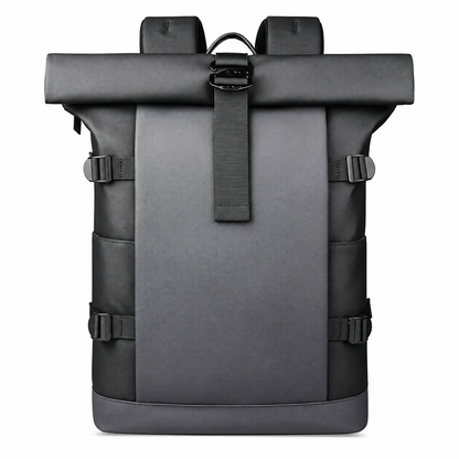Expandable Roll-Top Travel Backpack
