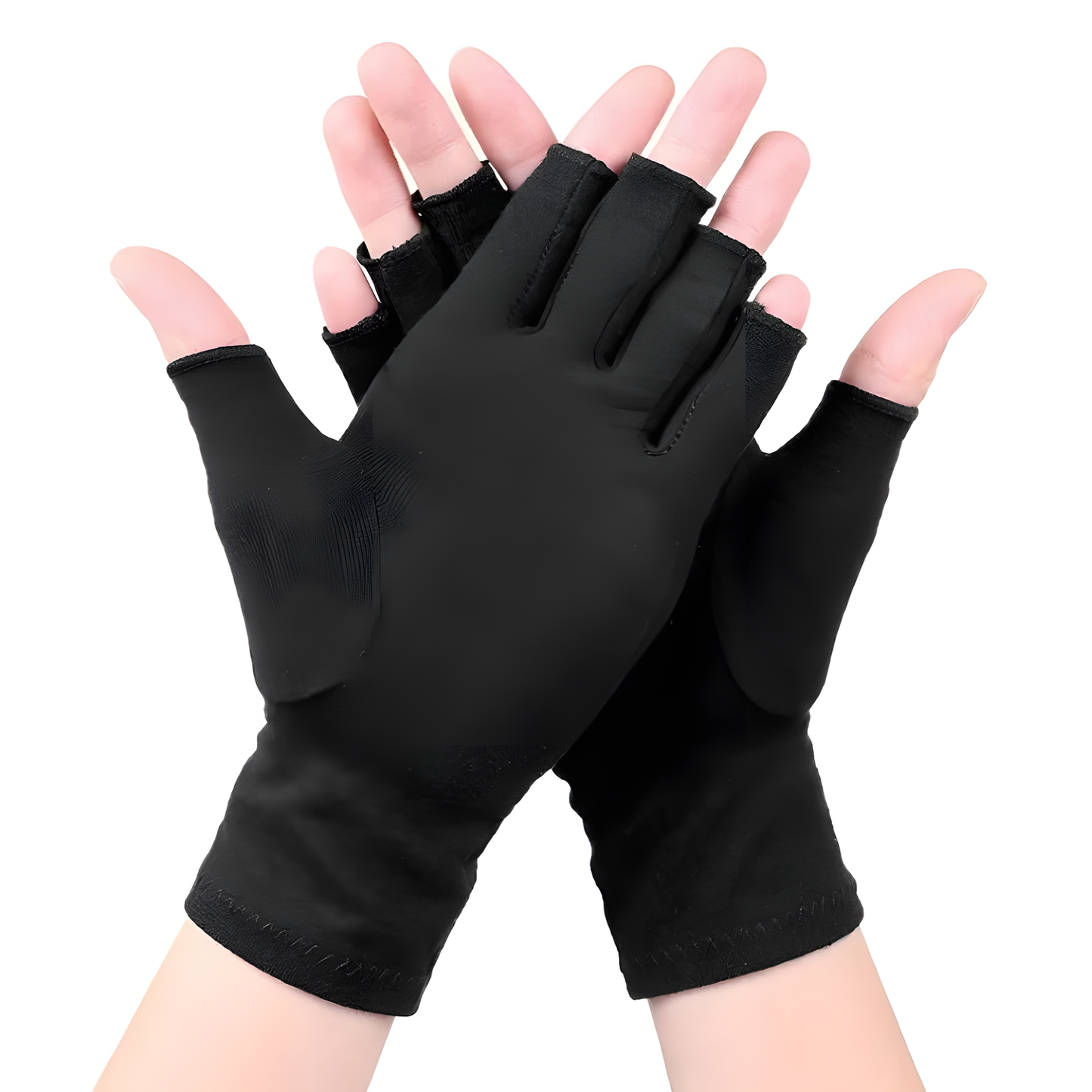 Hemp Half Finger Pressure Gloves