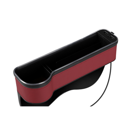 Car Seat Gap Organizer with USB Light
