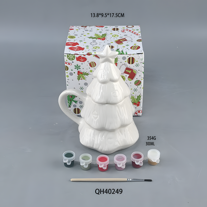 DIY Ceramic Mug and Dish Set
