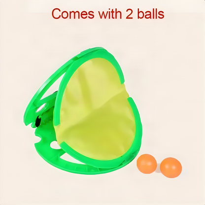 Catch-and-Launch Paddle Ball Toy