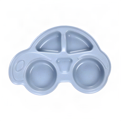 Car Shaped Divided Kids Bowl