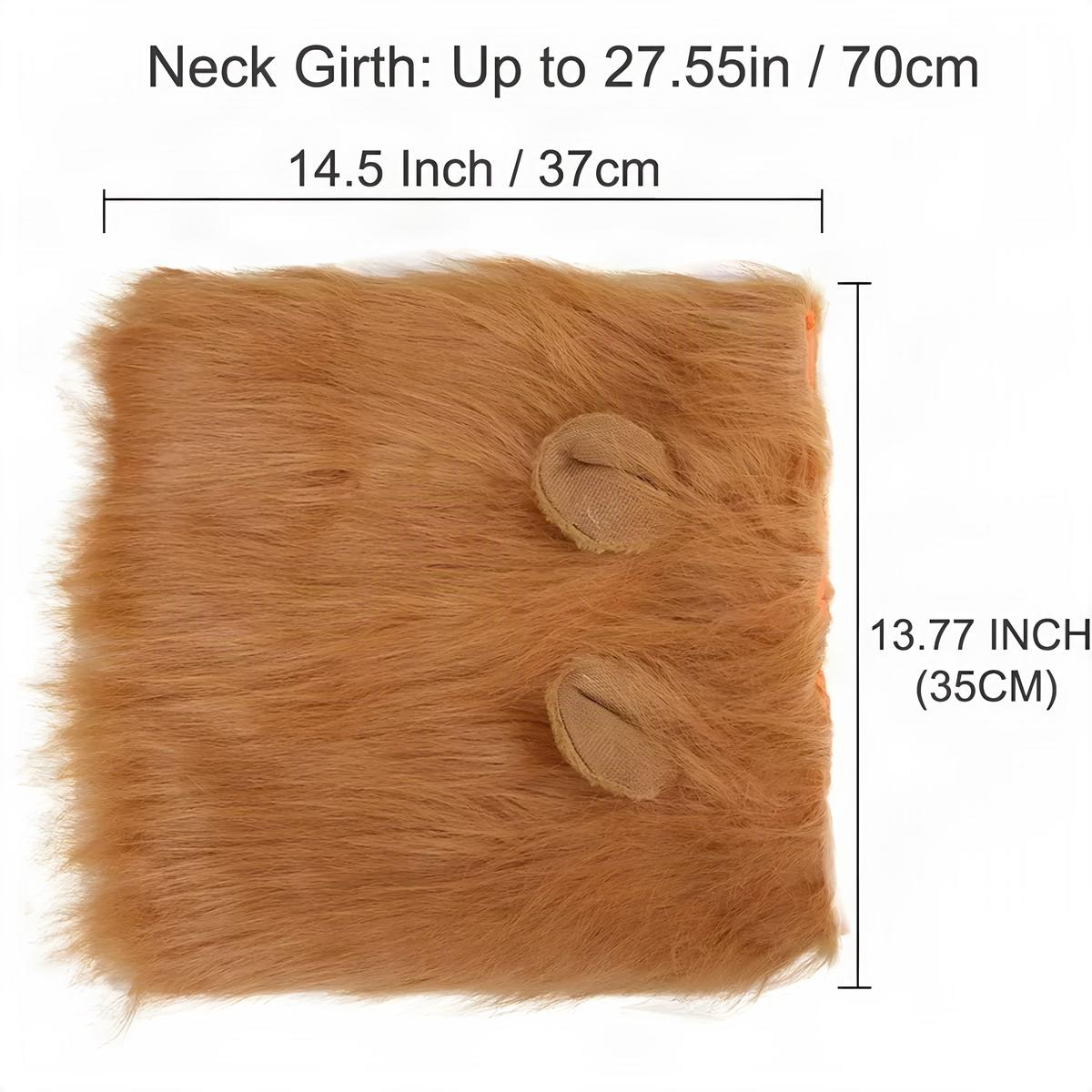 Dog Lion Mane Costume