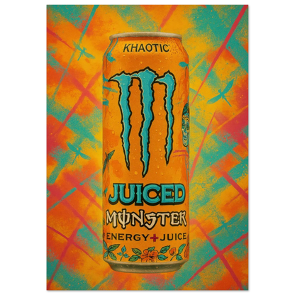 Monster KHAOTIC Poster - Choose Your Perfect Size