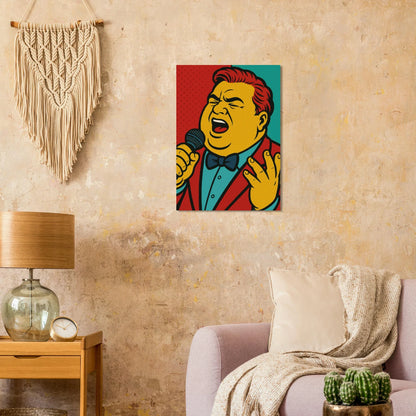 Pop Art Poster: Retro Glamour Wall Art in Vibrant Hues, Available in Various Sizes