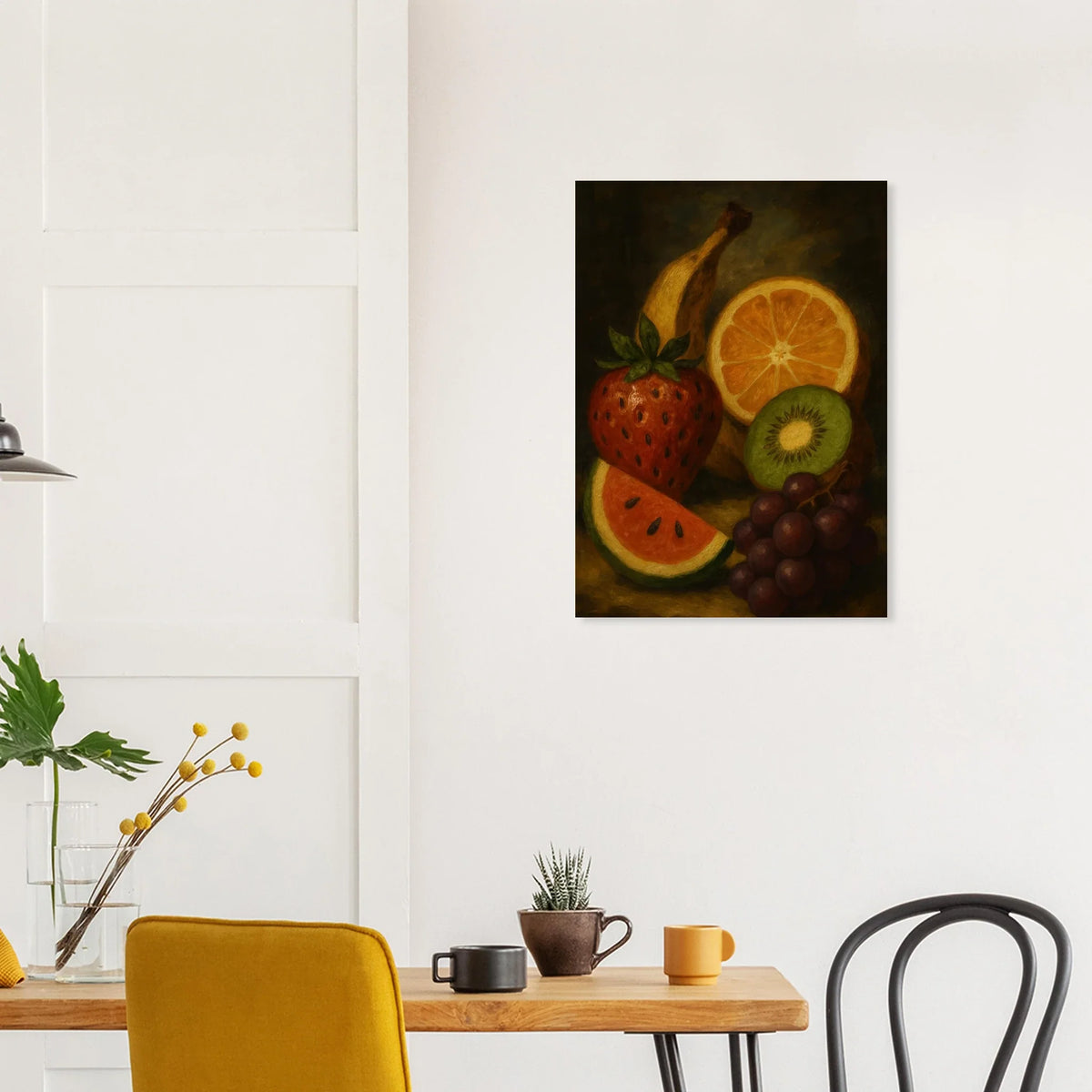 Frukter – Klassisk Fruktstilleben Konsttryck i Premium Kvalitet