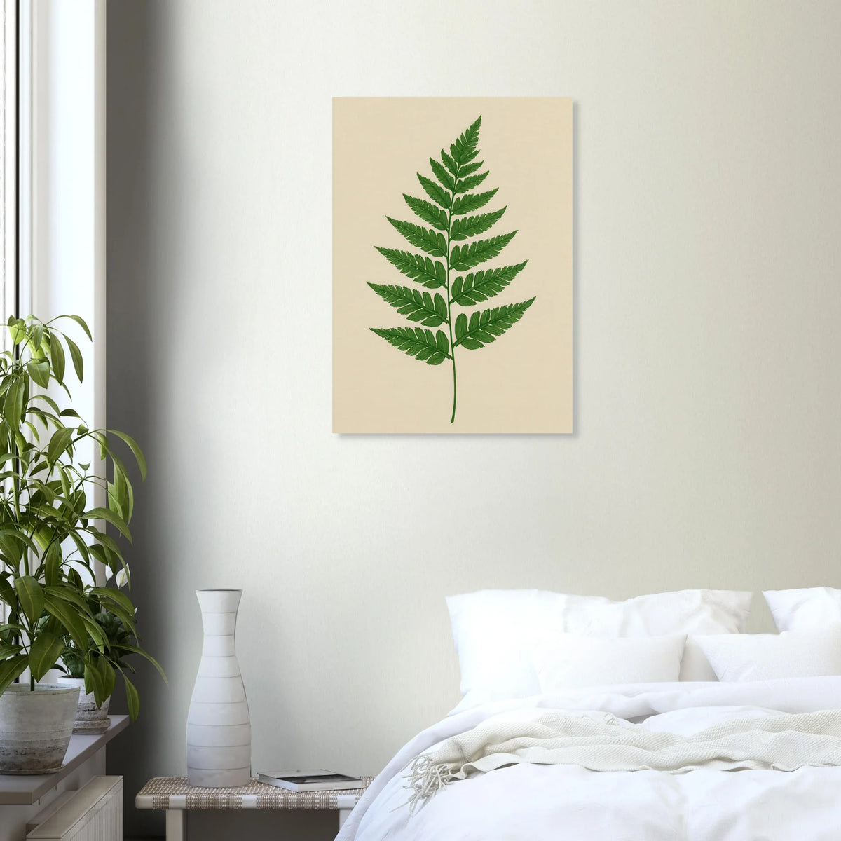 Frukter – Lush Green Fern Botanical Print | Premium Matte Wall Art in Various Sizes