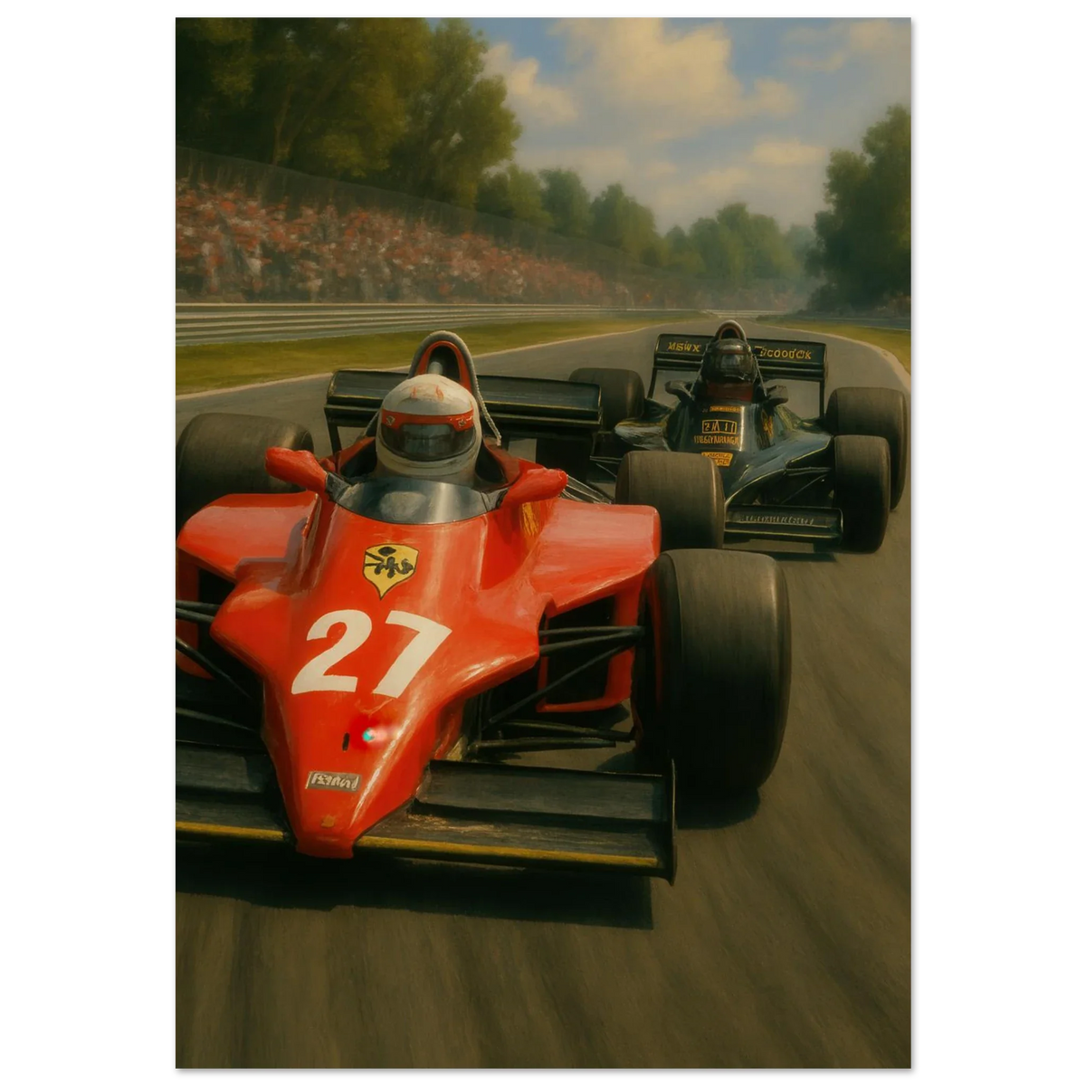 Bilar: Classic Racing Excitement – F1 Art Print