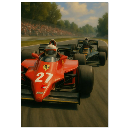 Bilar: Classic Racing Excitement – F1 Art Print