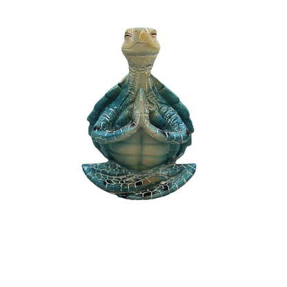 Meditating Turtle Figurine