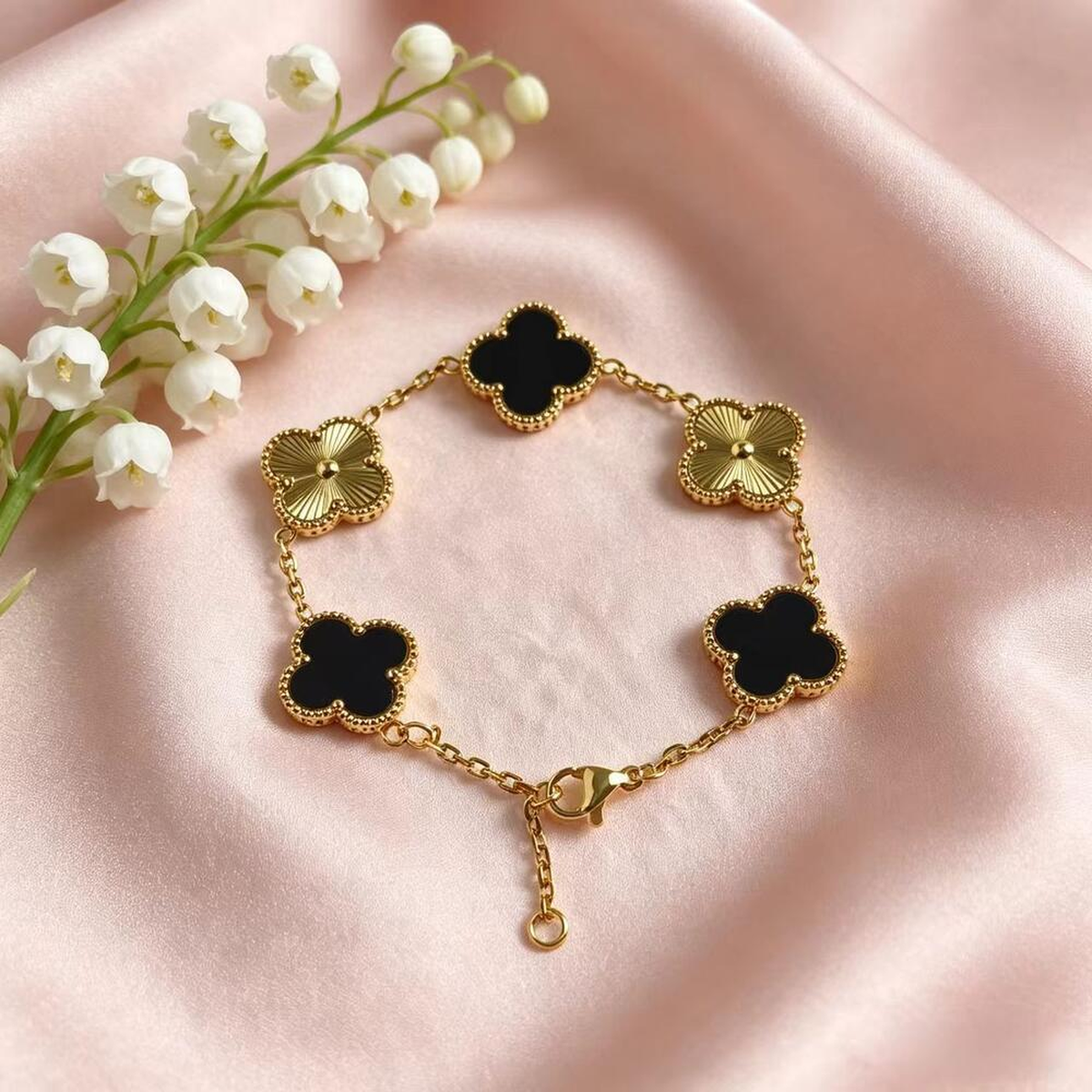 Four-Leaf Clover Bracelet