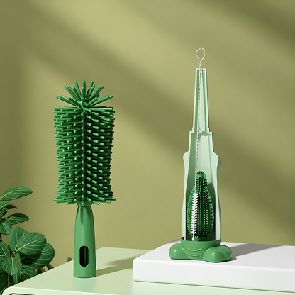 Silicone Bottle Cleaning Brush Set