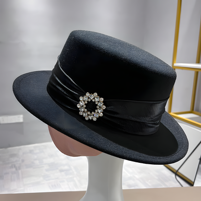Wool Flat-Top Hat