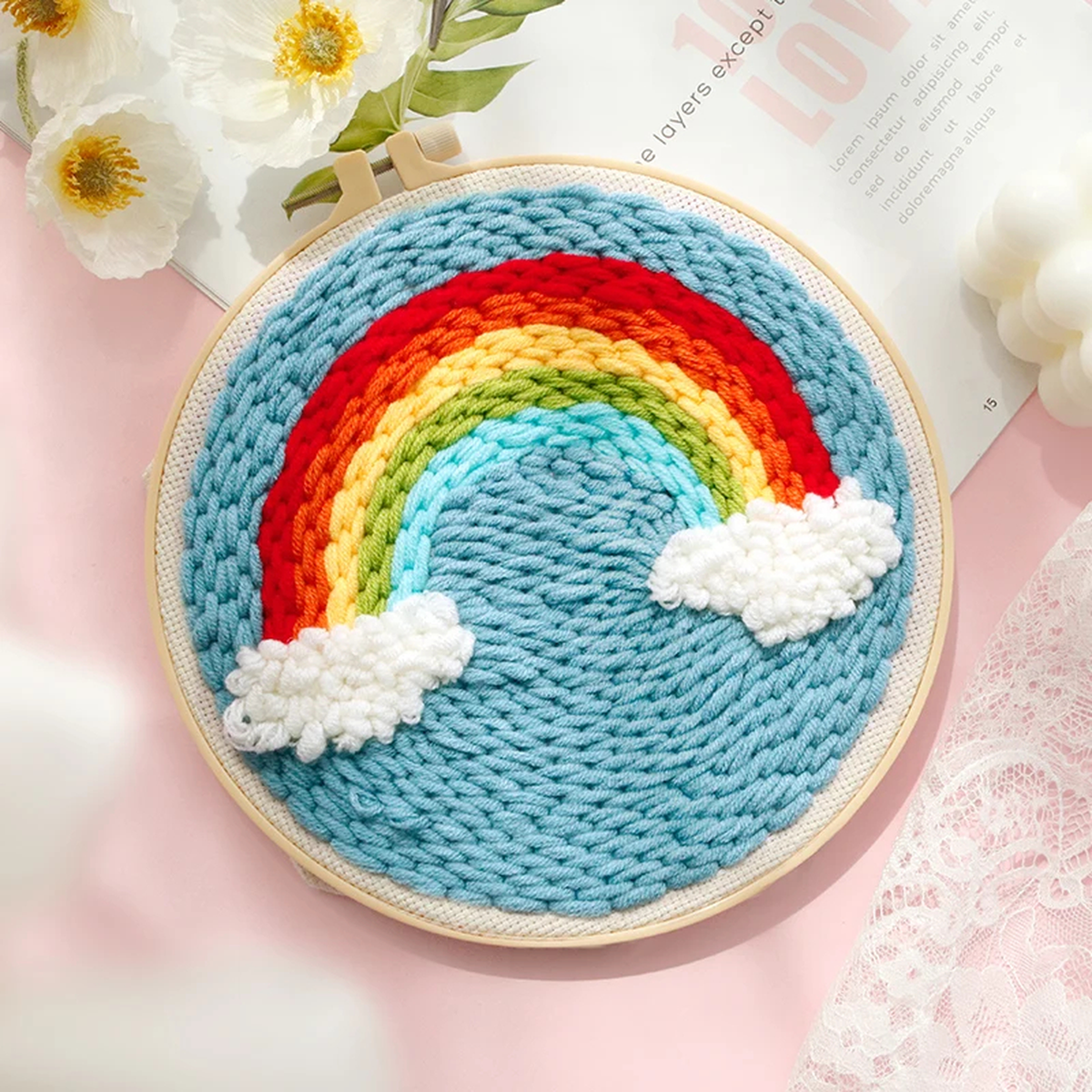 Punch Needle Embroidery Kit