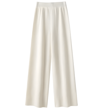 Wool Wide-Leg Pants