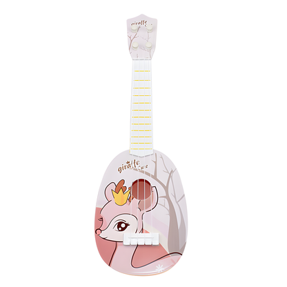 Animal Print Four-String Toy Ukulele