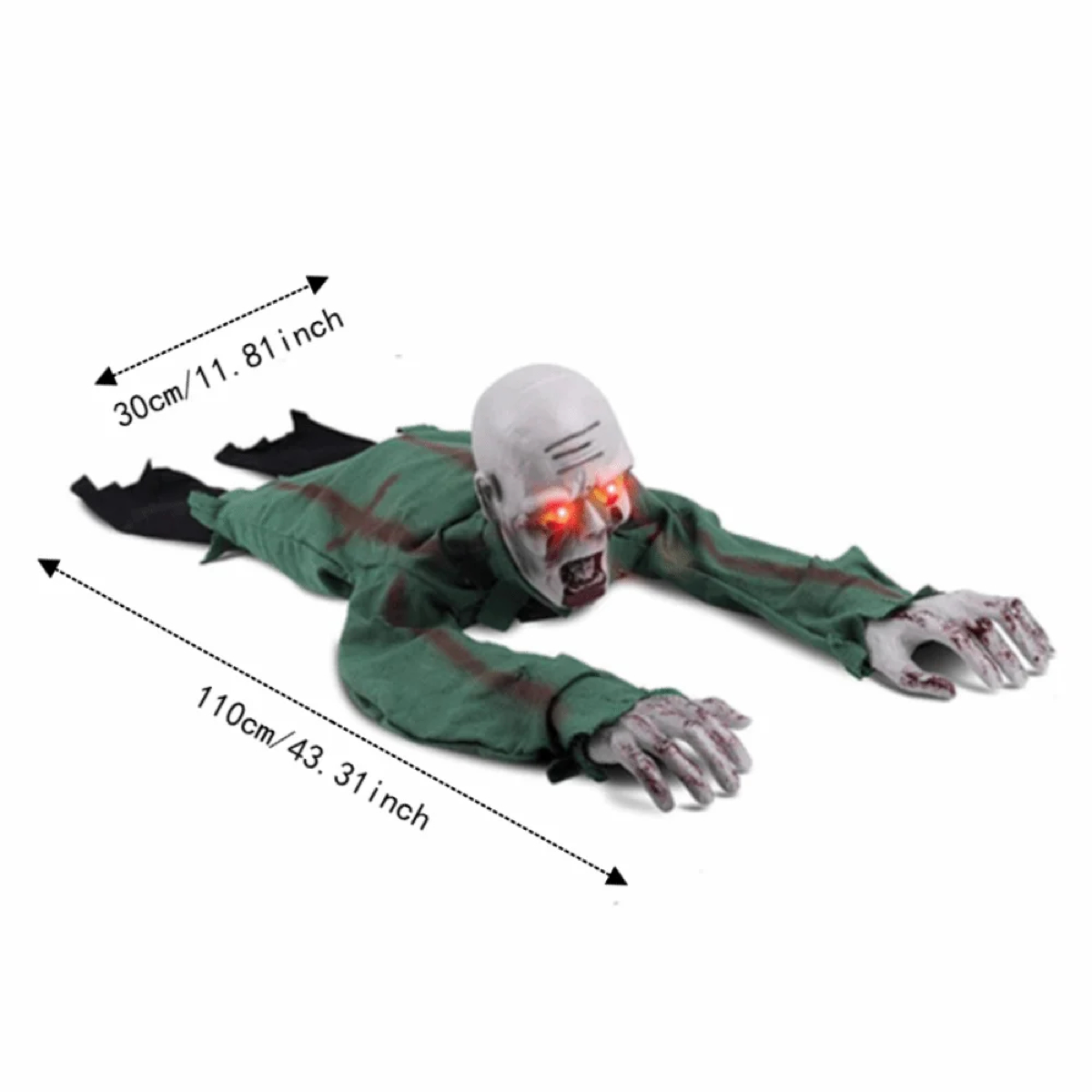 Crawling Zombie for Halloween