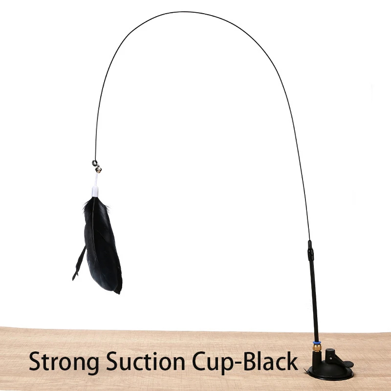 Hands-Free Suction Cup Cat Wand