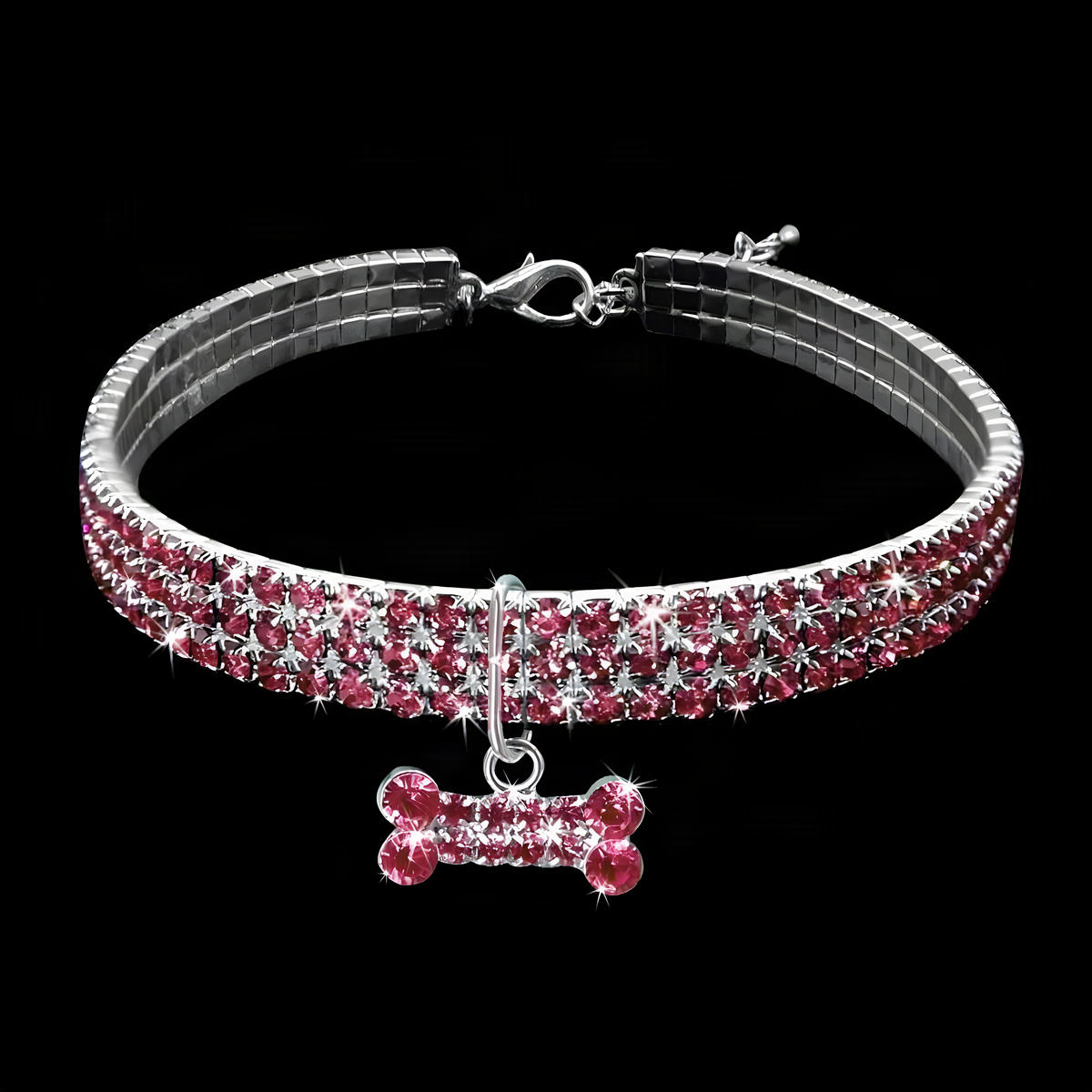 Rhinestone Pet Collar