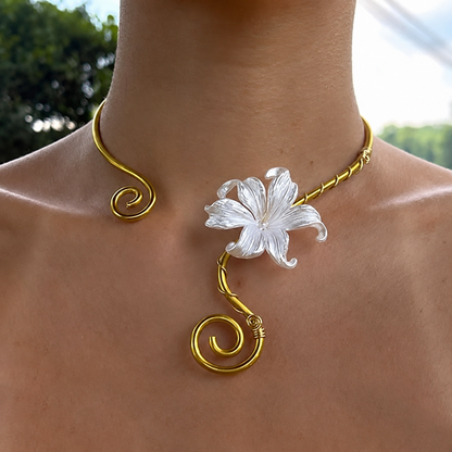 Iris Flower Choker